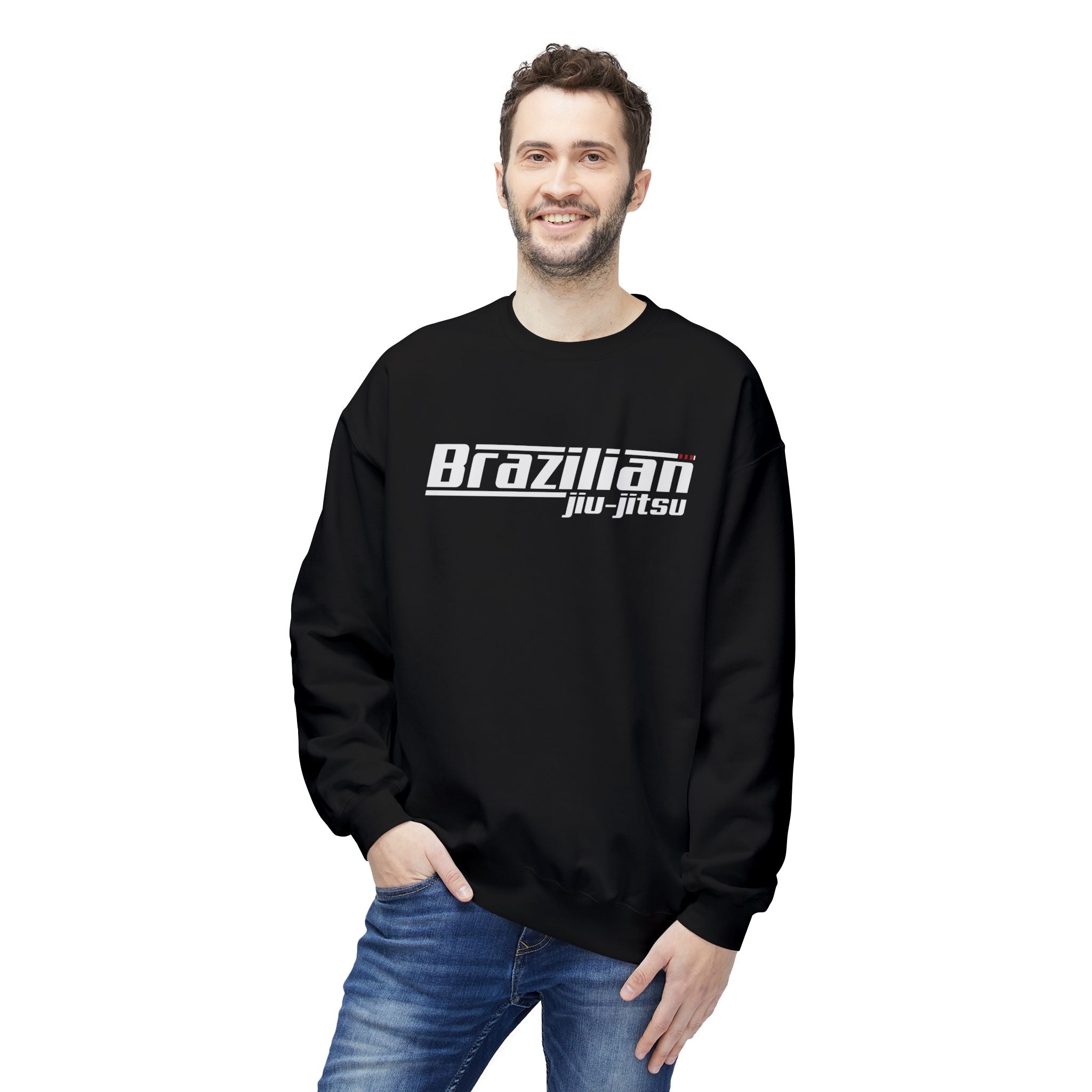 Brazilian Jiu Jitsu Belt BJJ Unisex Midweight Softstyle Fleece Crewneck Sweatshirt Main image