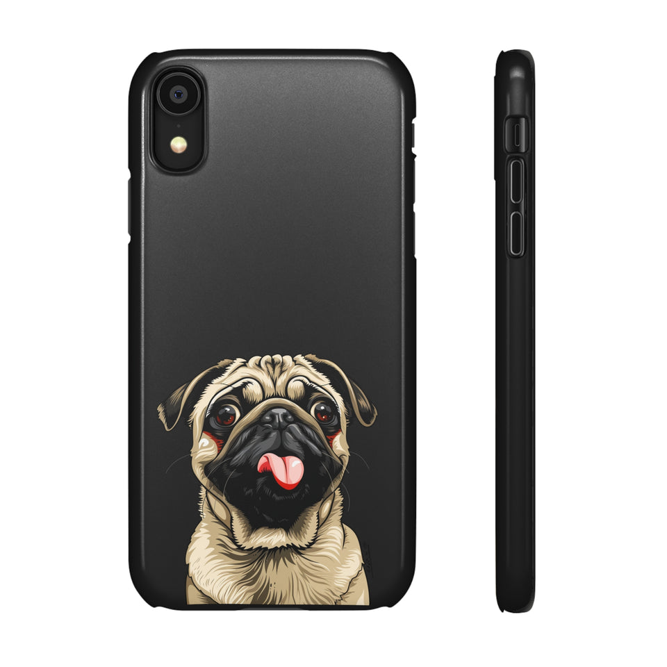 Pug Phone Case | I Love My Pug Phone Case | Pug iPhone & Samsung Galaxy Snap Cases
