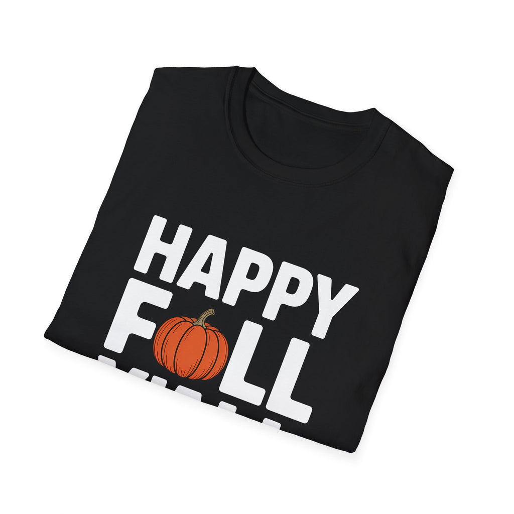 Happy Fall Yall Autumn - Unisex Softstyle T-Shirt