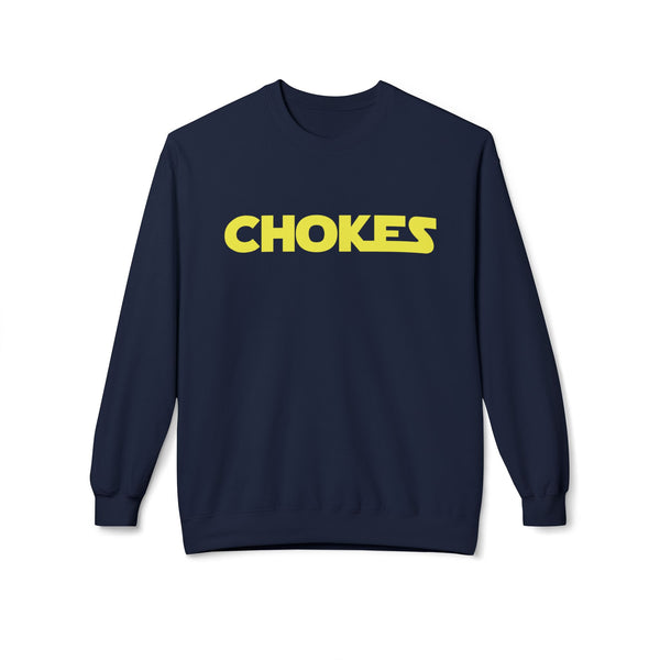 Brazilian Jiu Jitsu Chokes BJJ Unisex Midweight Softstyle Fleece Crewneck Sweatshirt