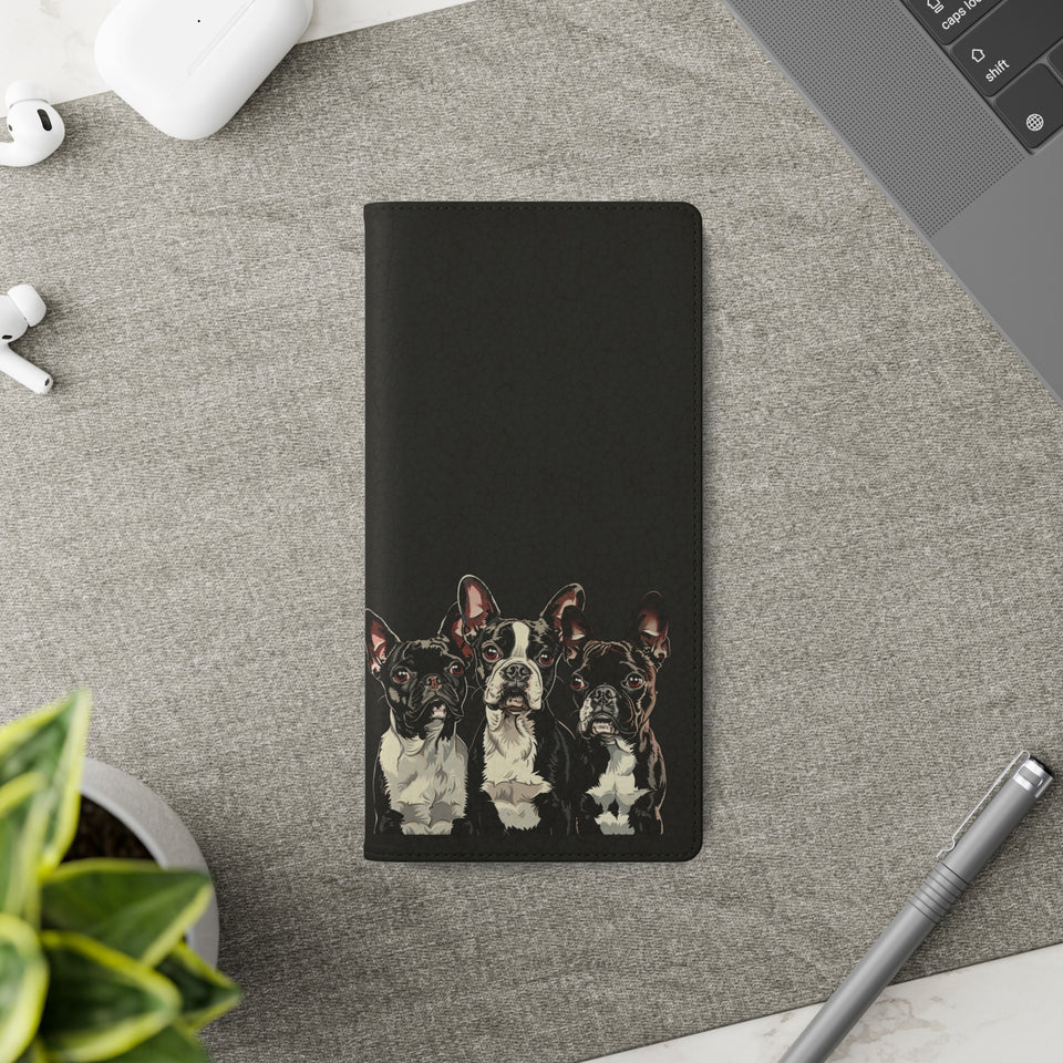 Boston Terrier Phone Case | Boston Terrier Wallet Phone Case | IPhone & Samsung Galaxy Boston Terrier Flip Cases