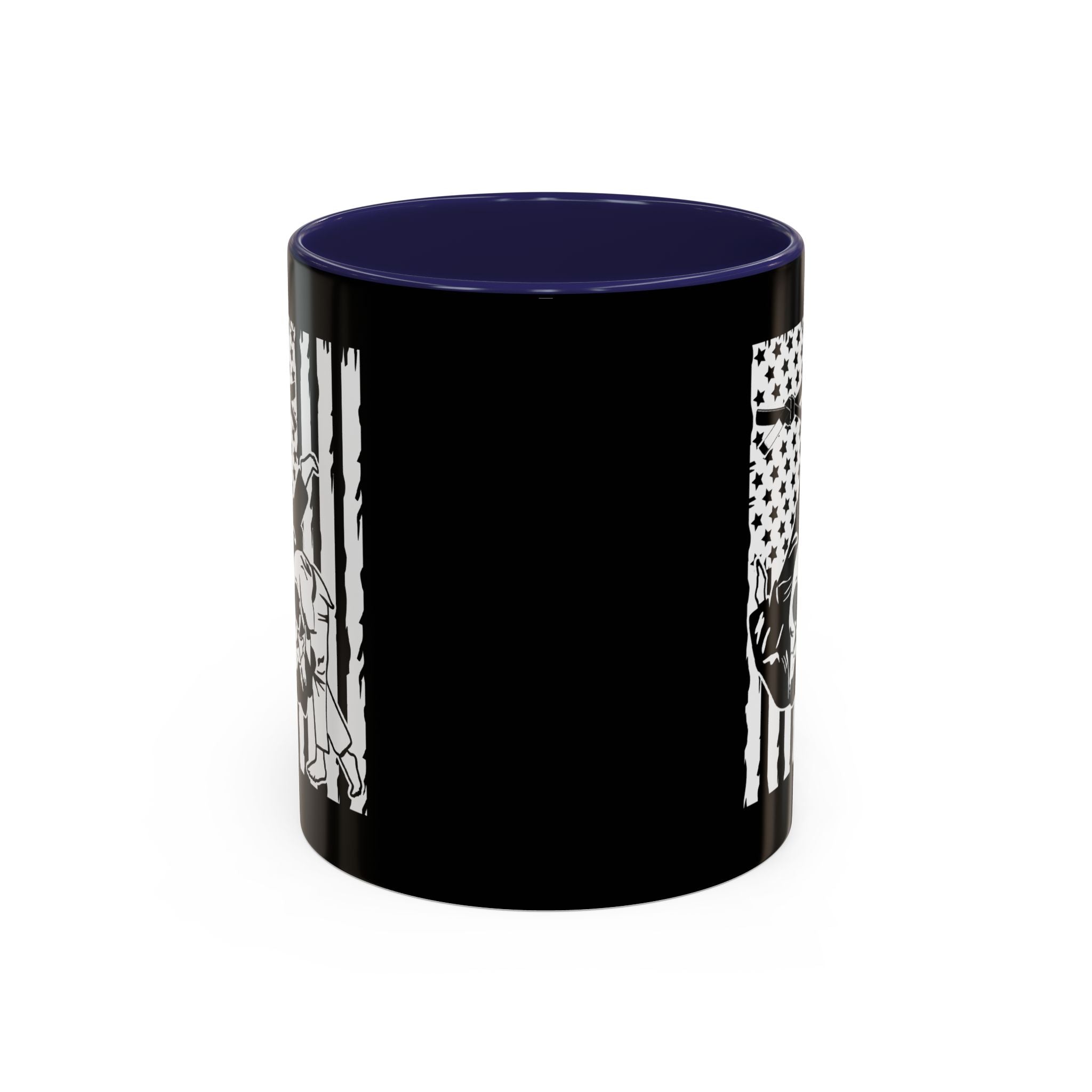 Brazilian Jiu Jitsu Flag Throw | BJJ Accent Coffee Mug Secondary image