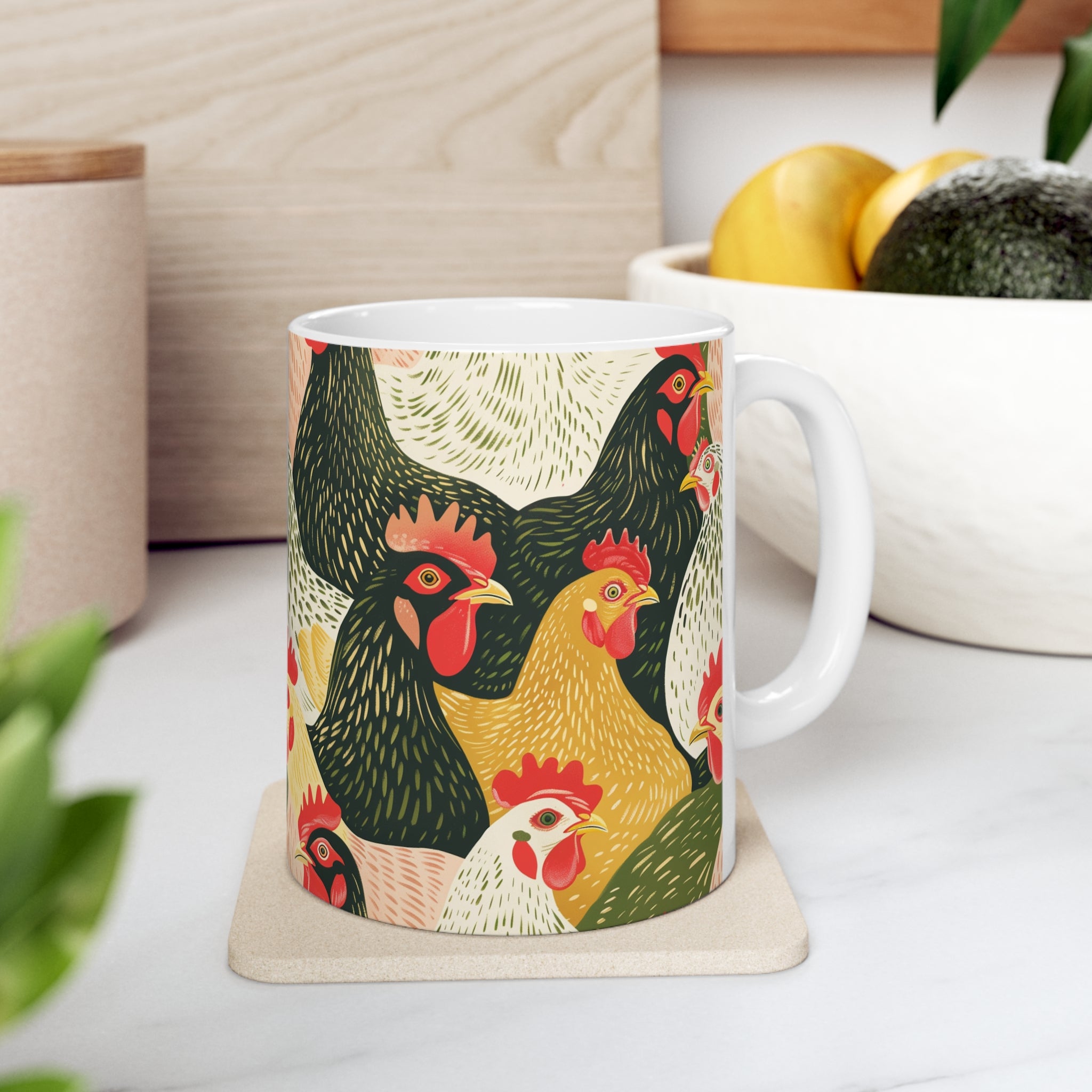 chicken gift, chicken mug, gifts for chicken lovers, gifts for chicken owners, chicken themed gifts, chicken gifts for her, chicken coffee mug, chicken gifts for chicken lovers, chicken presents, 