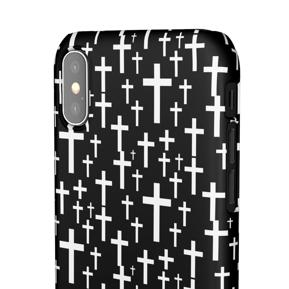 Faith In Jesus iPhone Christian Religion Phone Case | Faith Cross Phone Case | Christian Cross iPhone & Samsung Galaxy Snap Cases
