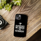 Premium On Wednesdays We Smash The Patriarchy iPhone Case | Feminist Gifts Slim Phone Cases Premium On Wednesdays We Smash The Patriarchy iPhone Case | Feminist Gifts Slim Phone Cases