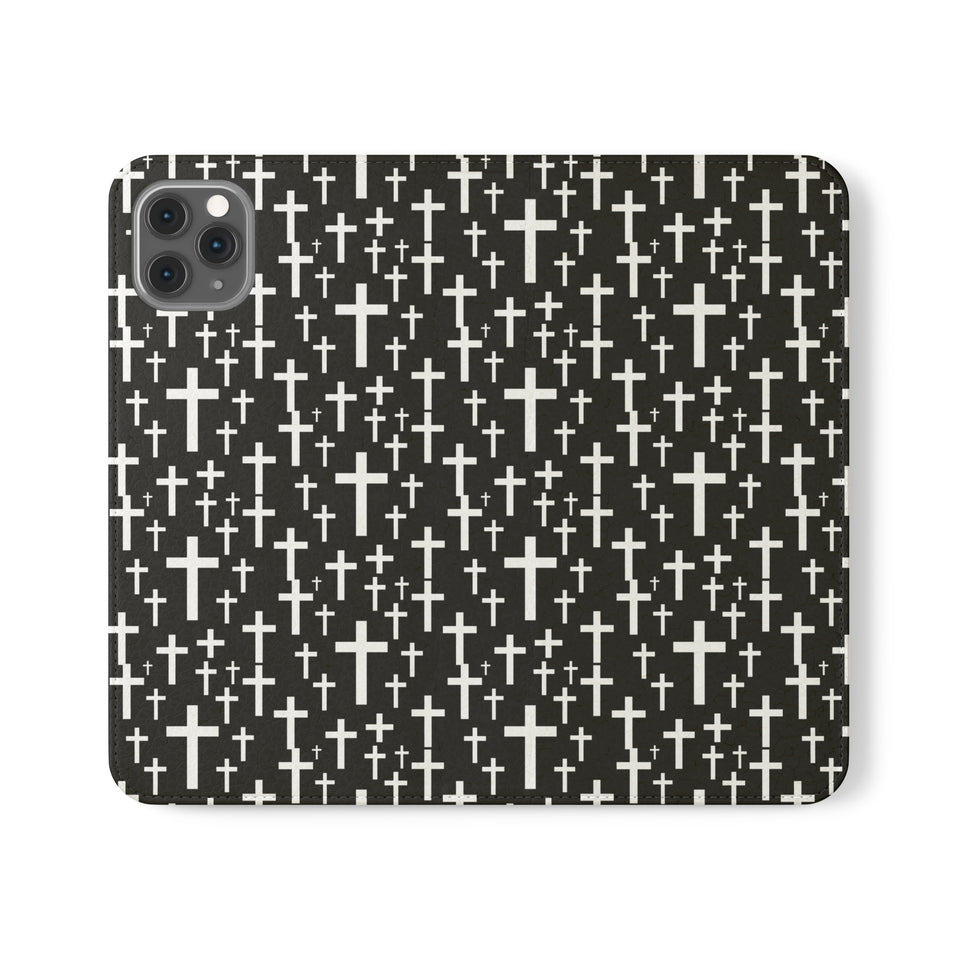 Faith Religion Jesus Cross Phone Case | Faith Religion Wallet Phone Case Gifts | IPhone & Samsung Galaxy Jesus Cross  Flip Cases
