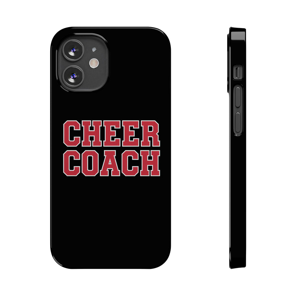 Premium Cheer Coach iPhone Case | Cheer Coach Gifts Slim Phone Cases