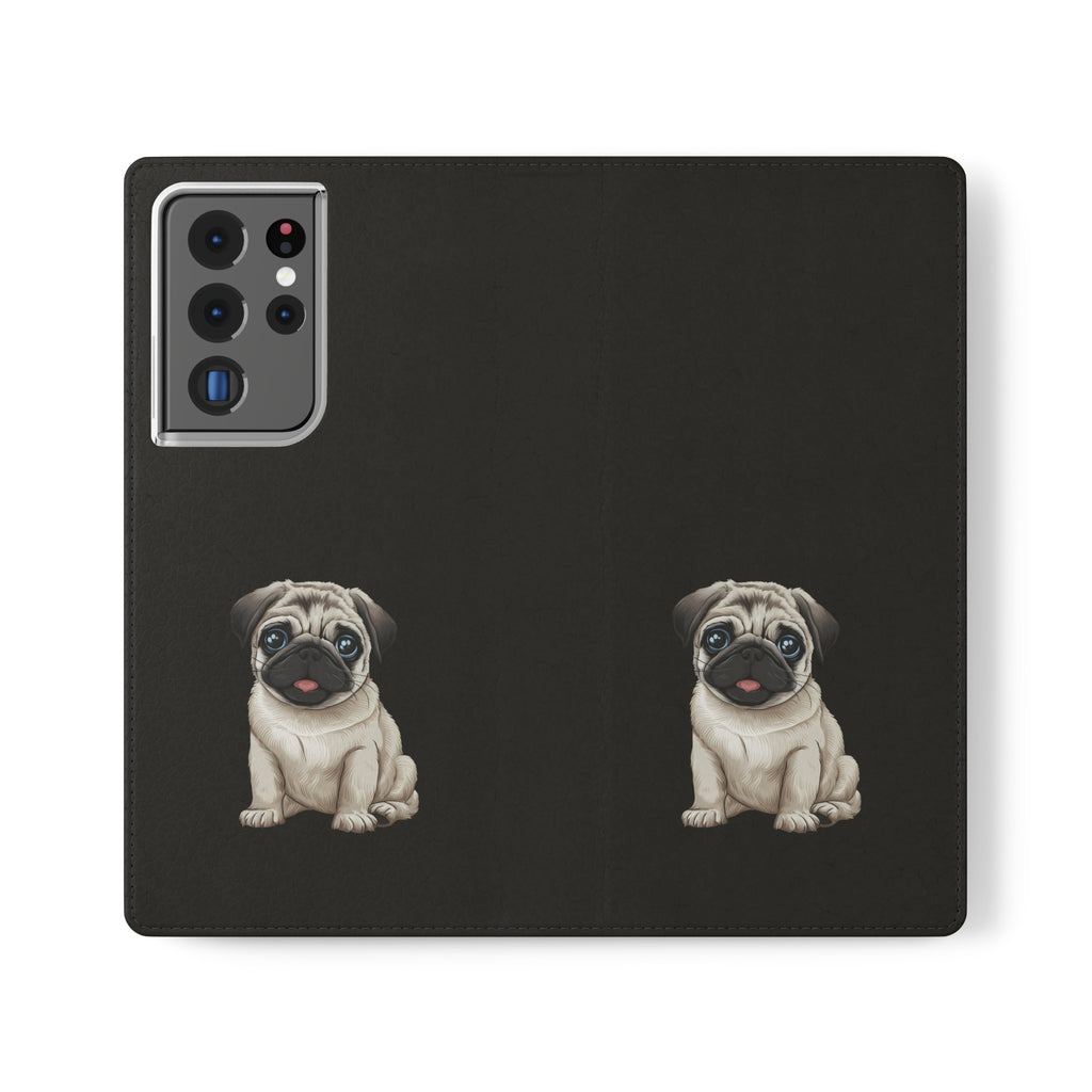 Pug iPhone & Samsung Wallet Phone Case | Pug Flip Cases