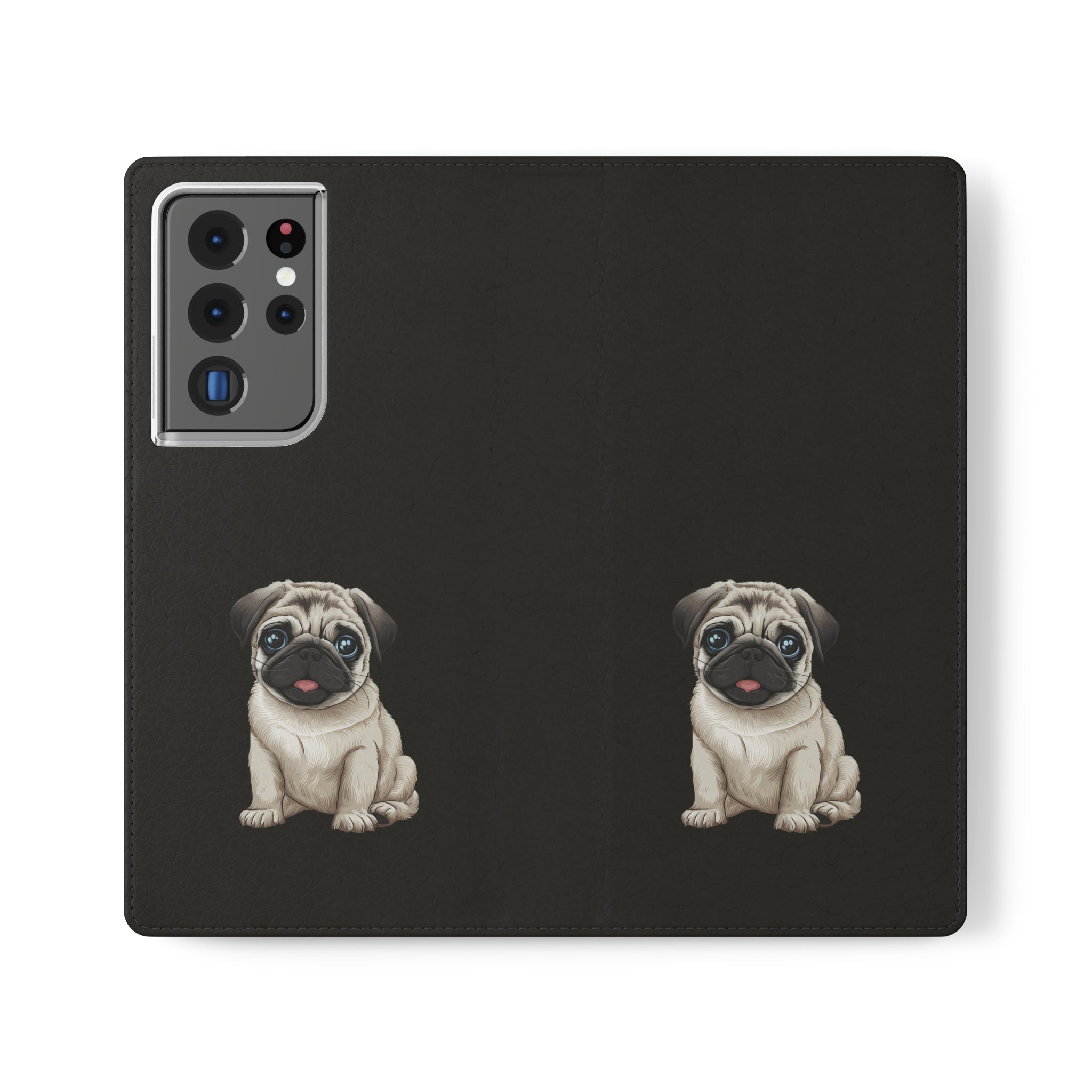 Pug iPhone & Samsung Wallet Phone Case | Pug Flip Cases