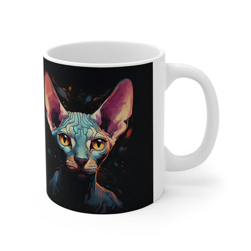 sphynx cat gifts, sphynx cat mug, hairless cat gifts,  gifts for sphynx cat lovers, hairless cat mug, sphynx cat coffee mug