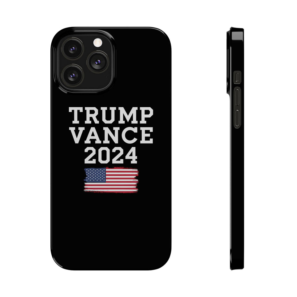 Premium Trump Vance 2024 iPhone Case | Donald Trump Gifts Slim Phone Cases