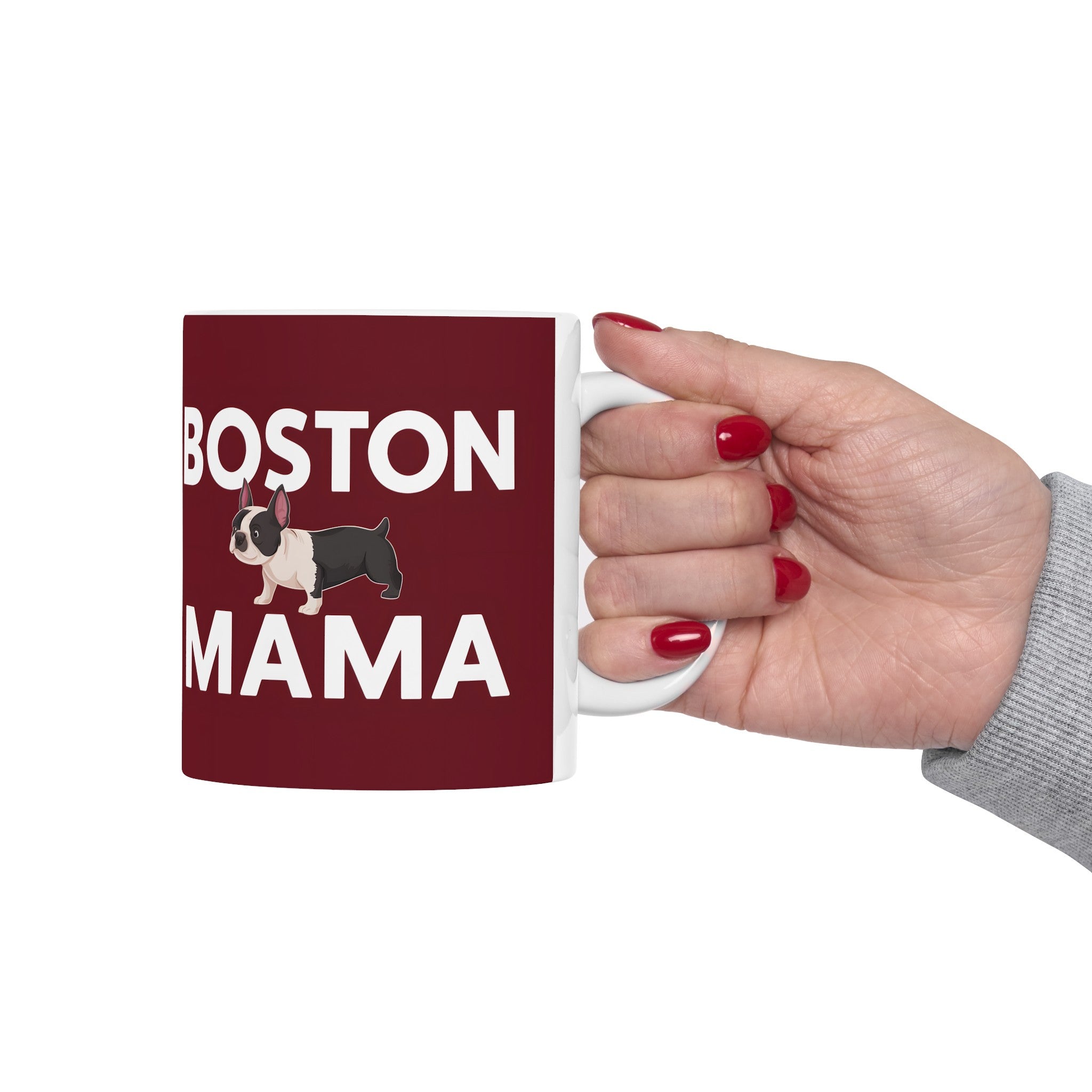 Boston Mama Boston Terrier Mug | Boston Terrier Gifts | Gifts For Boston Terrier Mug 11oz