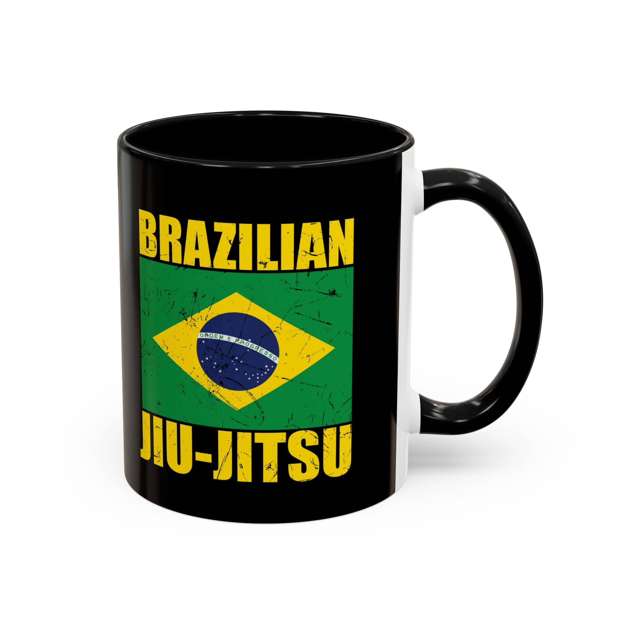 Brazilian Jiu Jitsu Flag | BJJ Accent Coffee Mug Main image