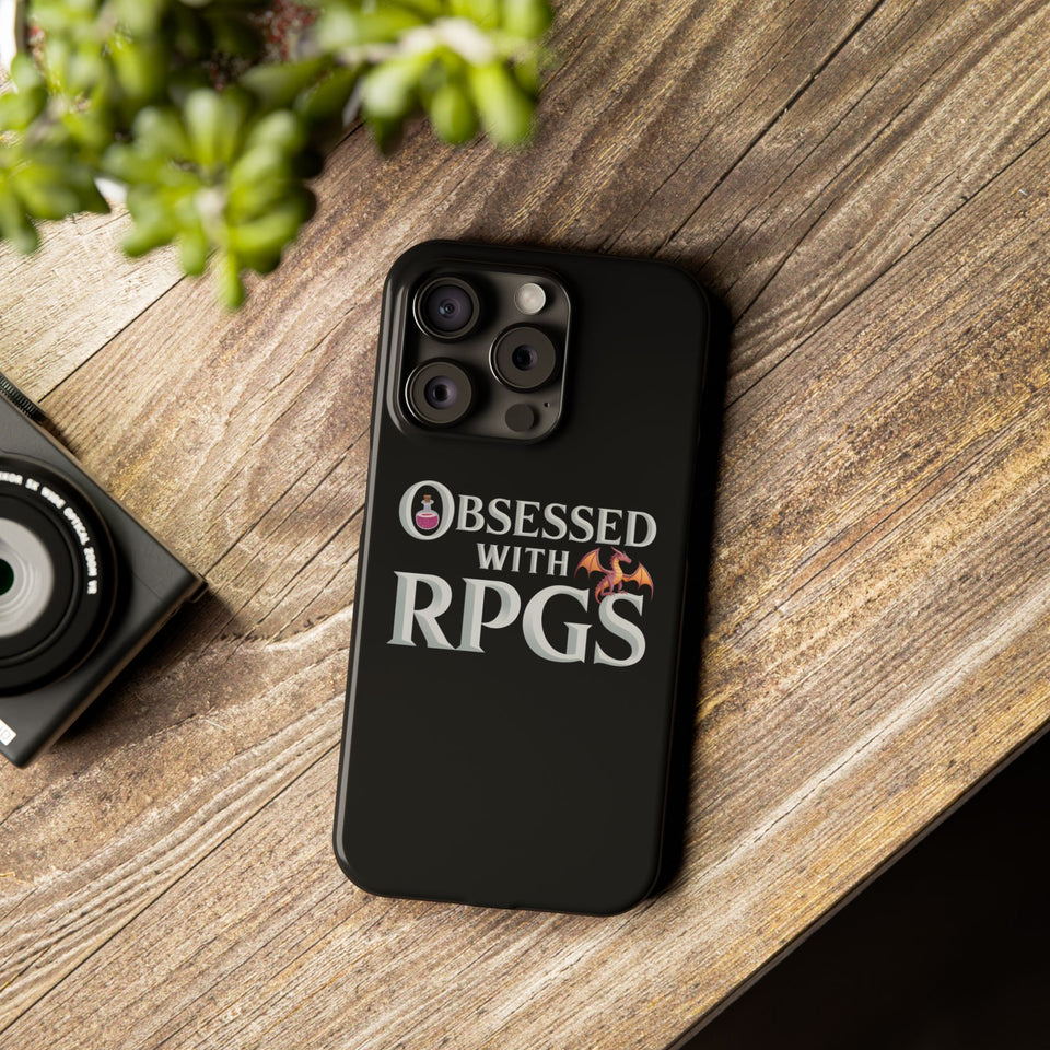Premium Obsessed With RPGs iPhone Case | Fantasy Role Playing Game Slim Phone Cases