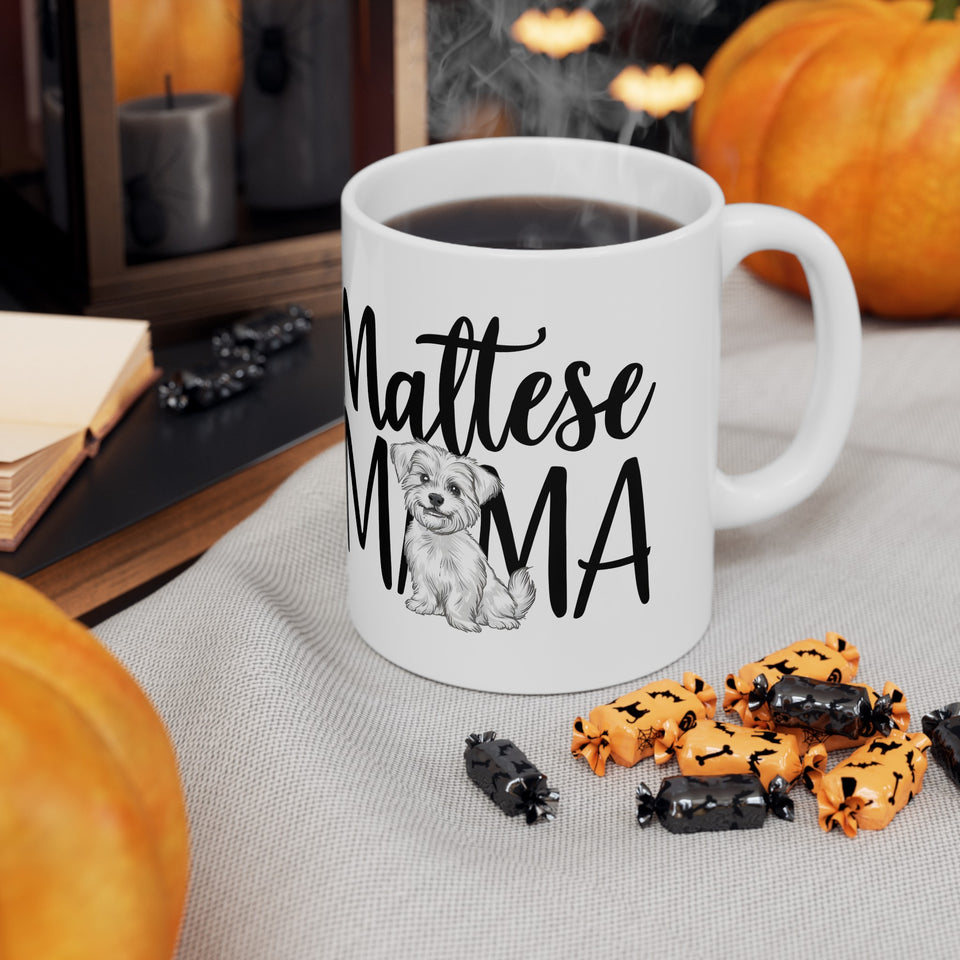 Maltese Mama Mug Maltese Dog 2 | Maltese Gift | Maltese Coffee Mug | Maltese Gift Ideas Mug 11oz