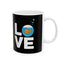 Cute Love Goldfish Mug | Goldfish Coffee Mug | Cute Goldfish Coffee Mug 11oz