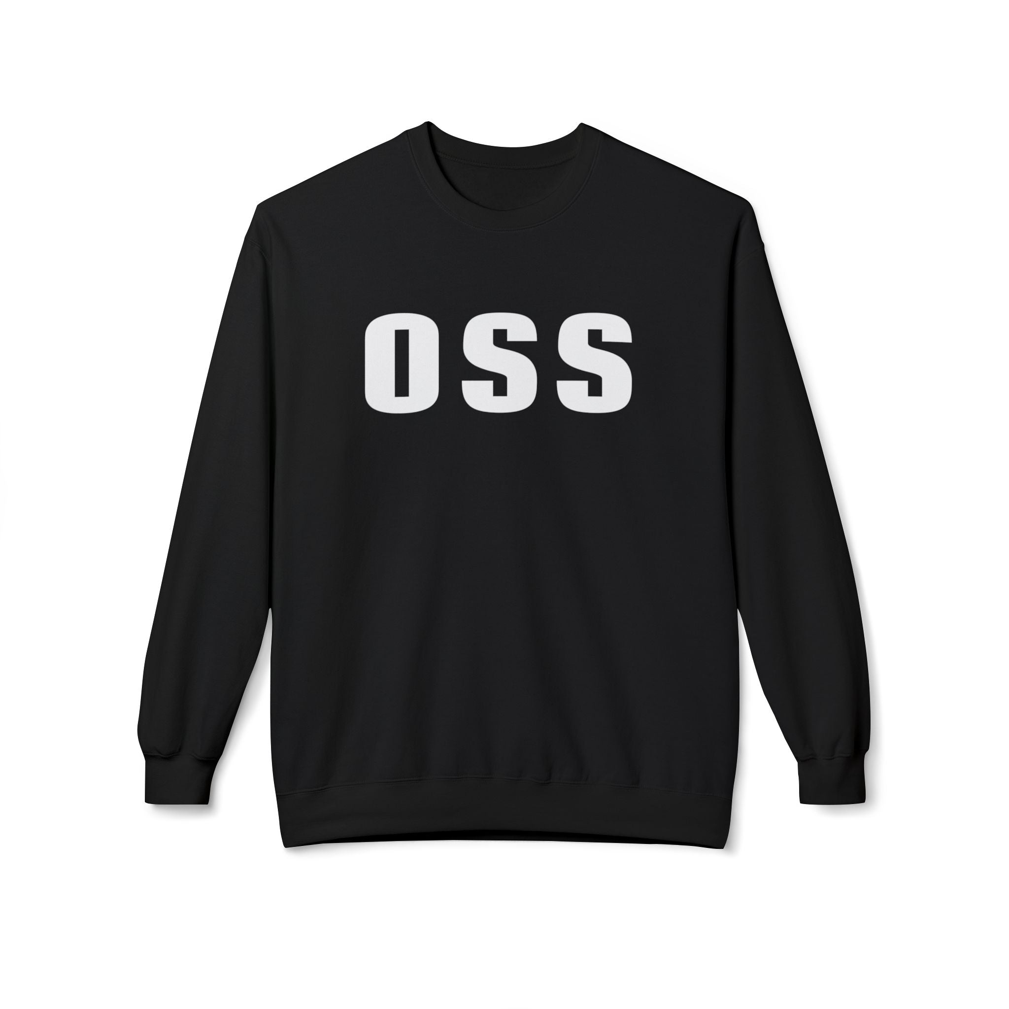 Brazilian Jiu Jitsu OSS BJJ Unisex Midweight Softstyle Fleece Crewneck Sweatshirt