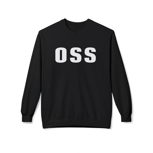Brazilian Jiu Jitsu OSS BJJ Unisex Midweight Softstyle Fleece Crewneck Sweatshirt