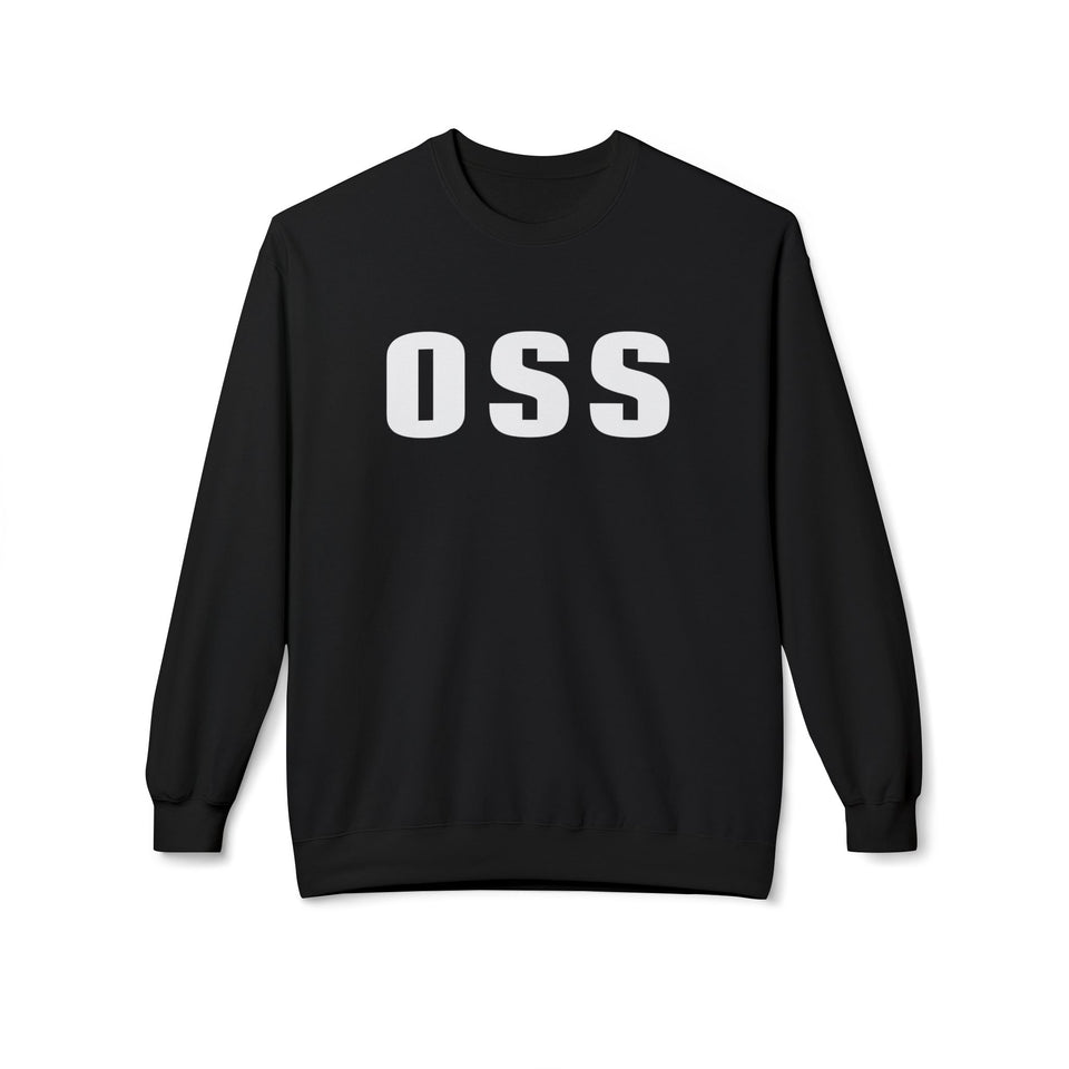 Brazilian Jiu Jitsu OSS BJJ Unisex Midweight Softstyle Fleece Crewneck Sweatshirt