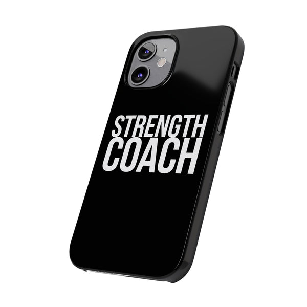 Premium Strength Coach iPhone Case | Strength Coach Gifts Slim Phone Cases