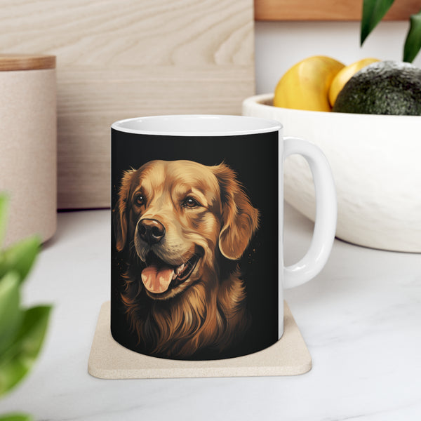 golden retriever gift, golden retriever mug, golden retriever coffee mug, golden retriever gifts for her, gifts for golden retriever lovers, golden retriever presents, golden retriever merchandise