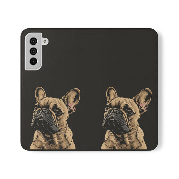 French Bulldog Phone Case | I Love My Frenchie Wallet Phone Case Gifts | IPhone & Samsung Galaxy French Bulldog Flip Cases