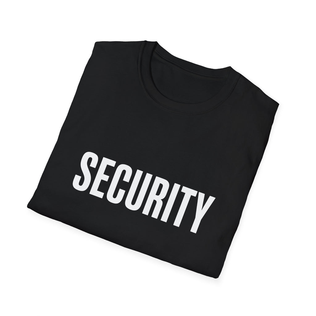 Security T-Shirt — Bold Minimalist Security Design