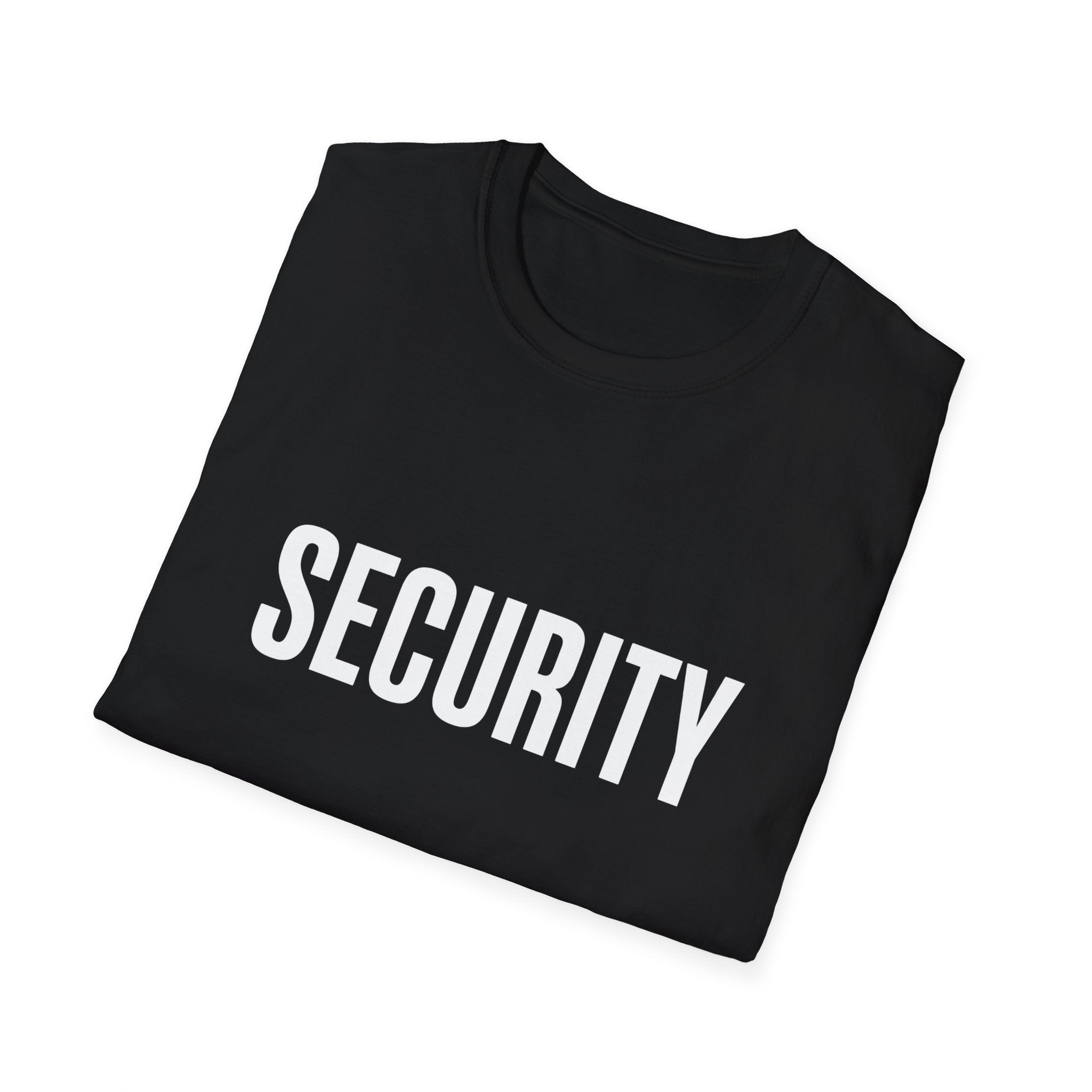 Security T-Shirt — Bold Minimalist Security Design