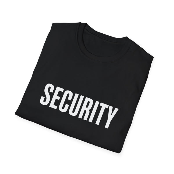 Security T-Shirt — Bold Minimalist Security Design