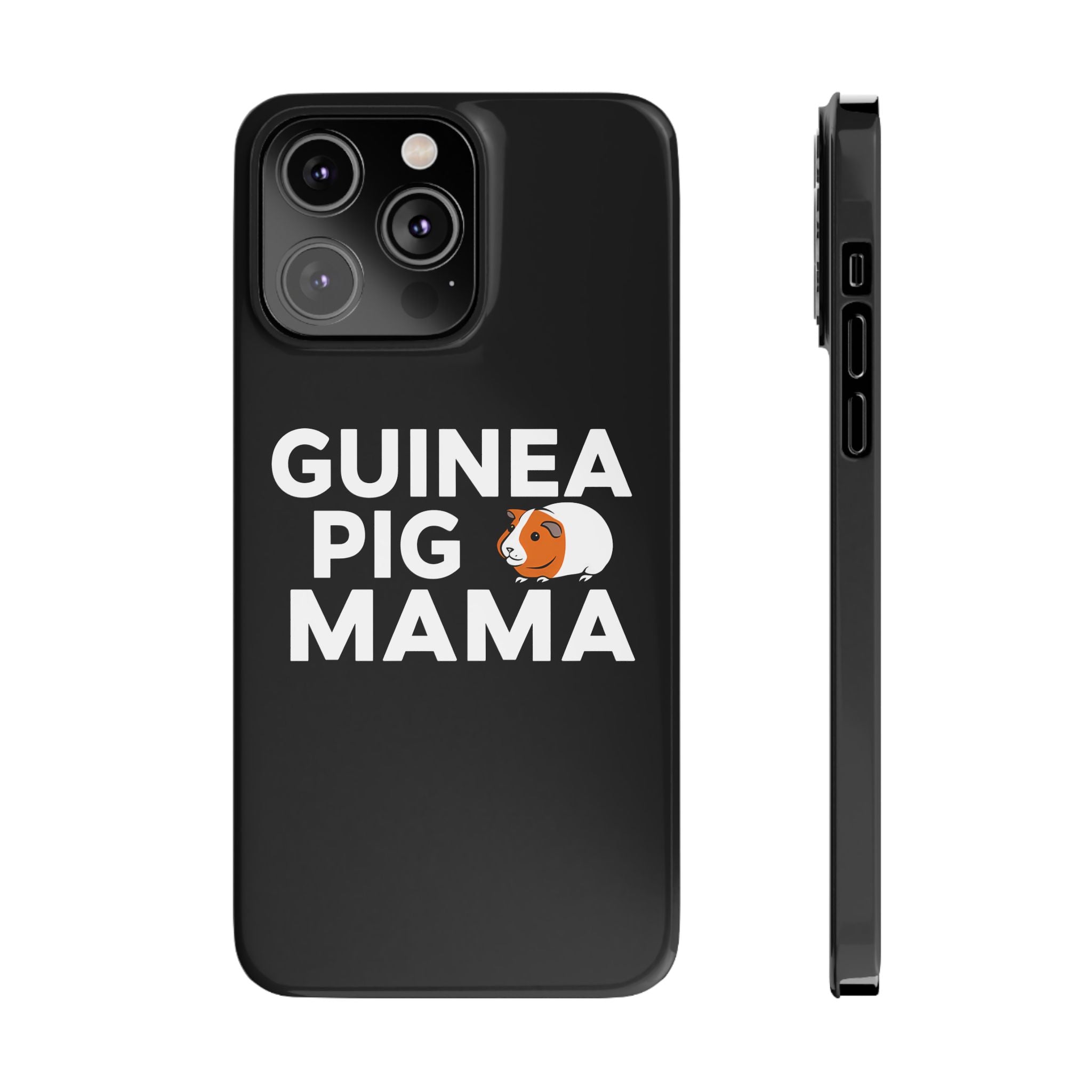 Cute Guinea Pig Mama Slim iPhone Cases | Guinea Pig Gift iPhone Case