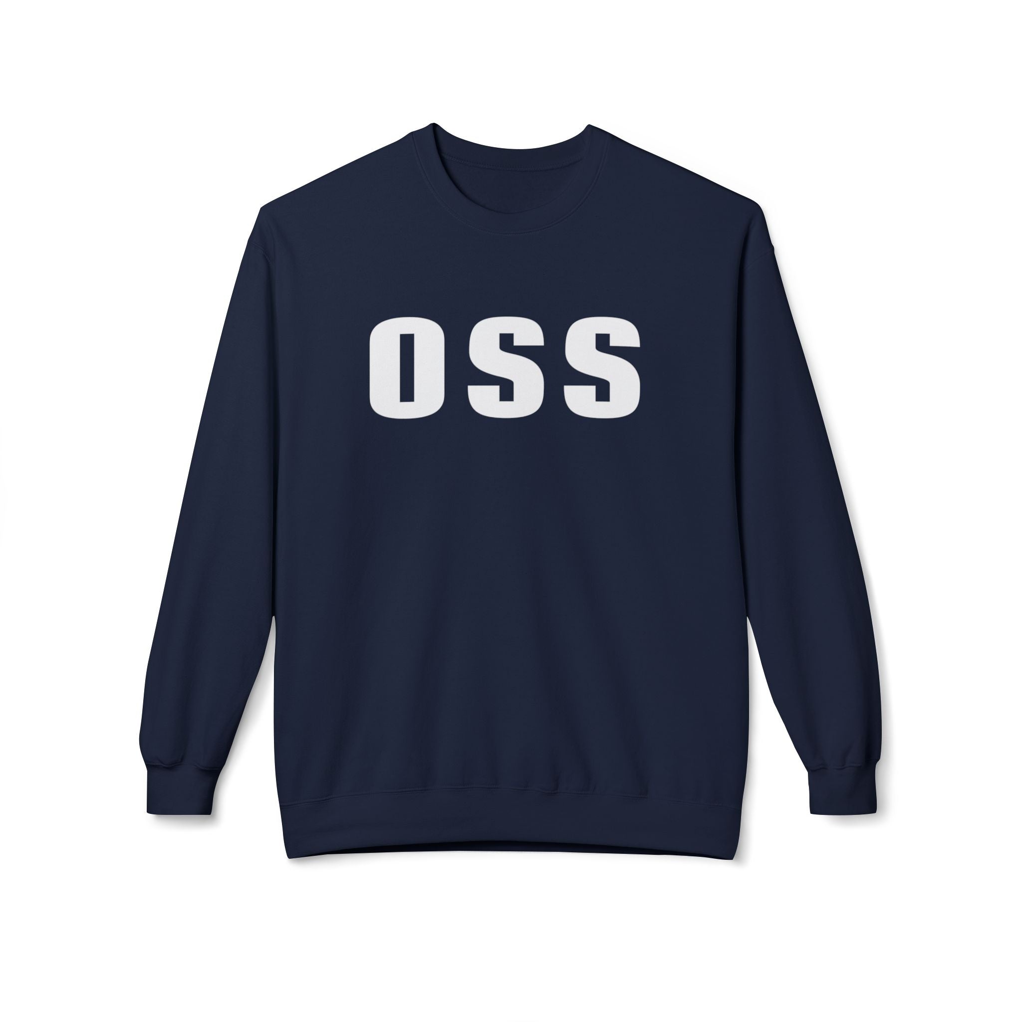 Brazilian Jiu Jitsu OSS BJJ Unisex Midweight Softstyle Fleece Crewneck Sweatshirt