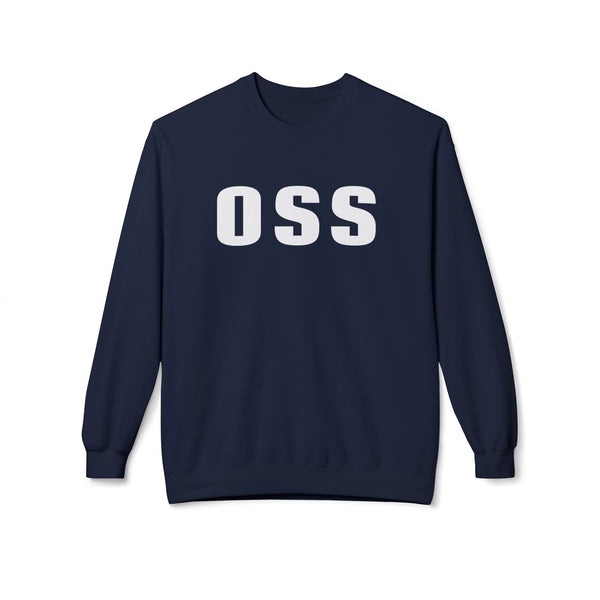 Brazilian Jiu Jitsu OSS BJJ Unisex Midweight Softstyle Fleece Crewneck Sweatshirt