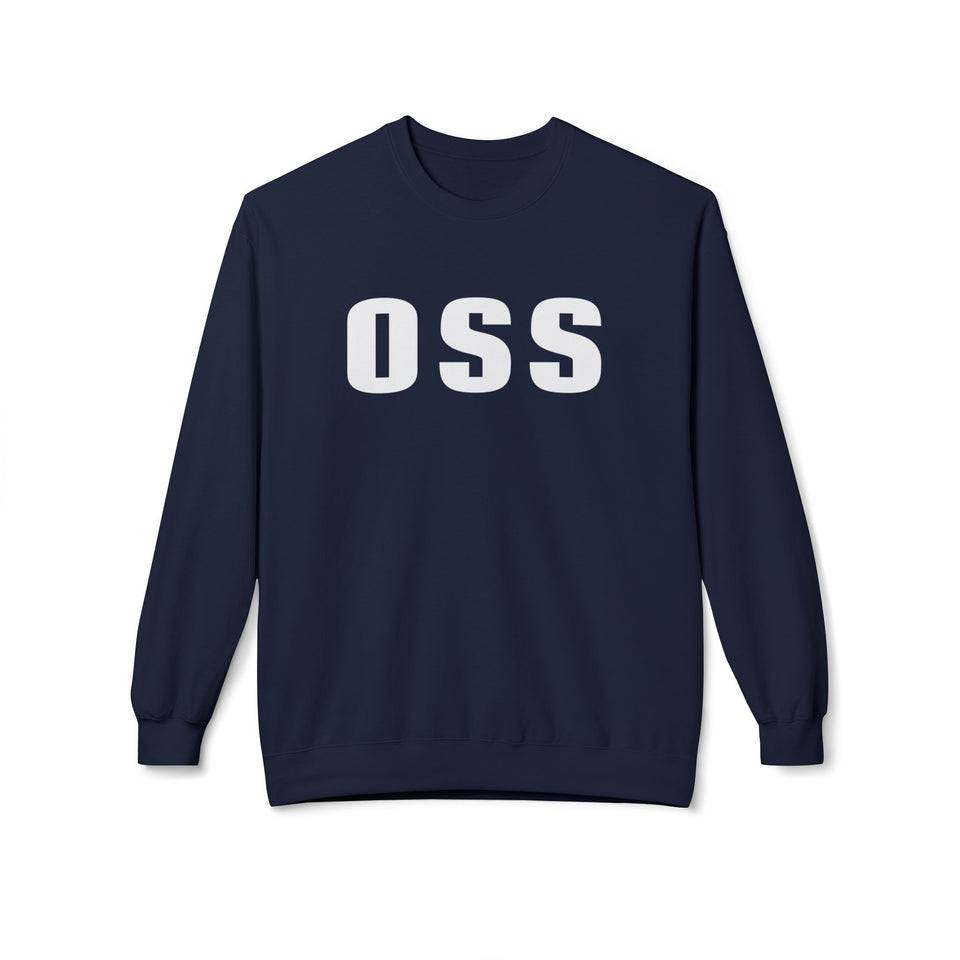 Brazilian Jiu Jitsu OSS BJJ Unisex Midweight Softstyle Fleece Crewneck Sweatshirt