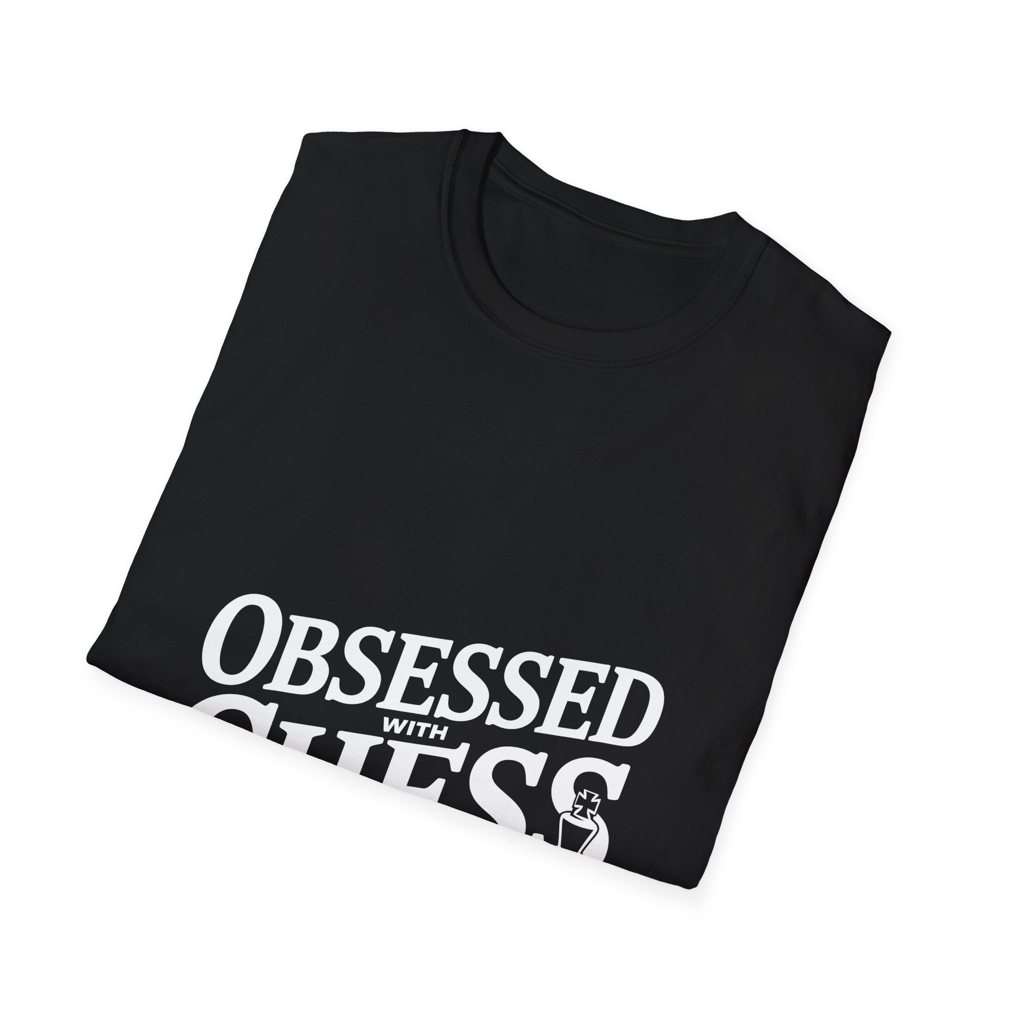Obsessed With Chess Shirt | Cool Chess Gifts | Chess Unisex T-Shirt