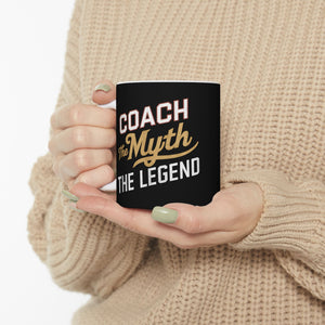 Coach The Myth The Legend Ceramic Mug | Coach Gifts (11oz) Coach The Myth The Legend Ceramic Mug | Coach Gifts (11oz)