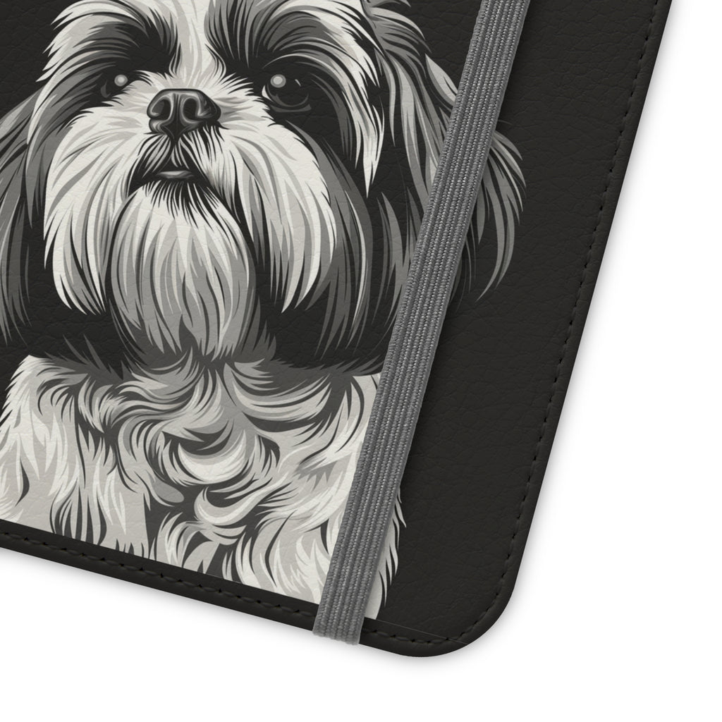 Shih Tzu Phone Case | Shih Tzu Wallet Phone Case | IPhone & Samsung Galaxy Shih Tzu Flip Cases
