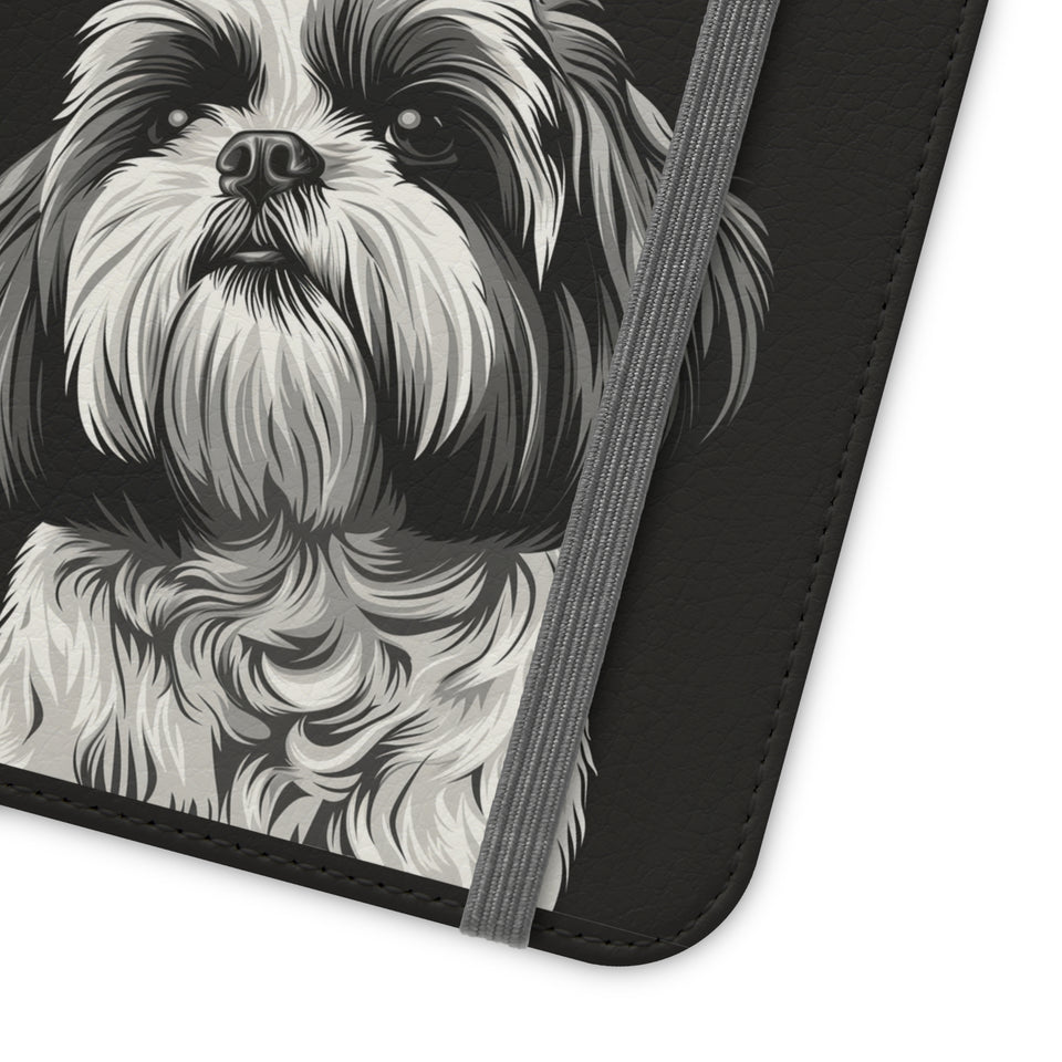 Shih Tzu Phone Case | Shih Tzu Wallet Phone Case | IPhone & Samsung Galaxy Shih Tzu Flip Cases