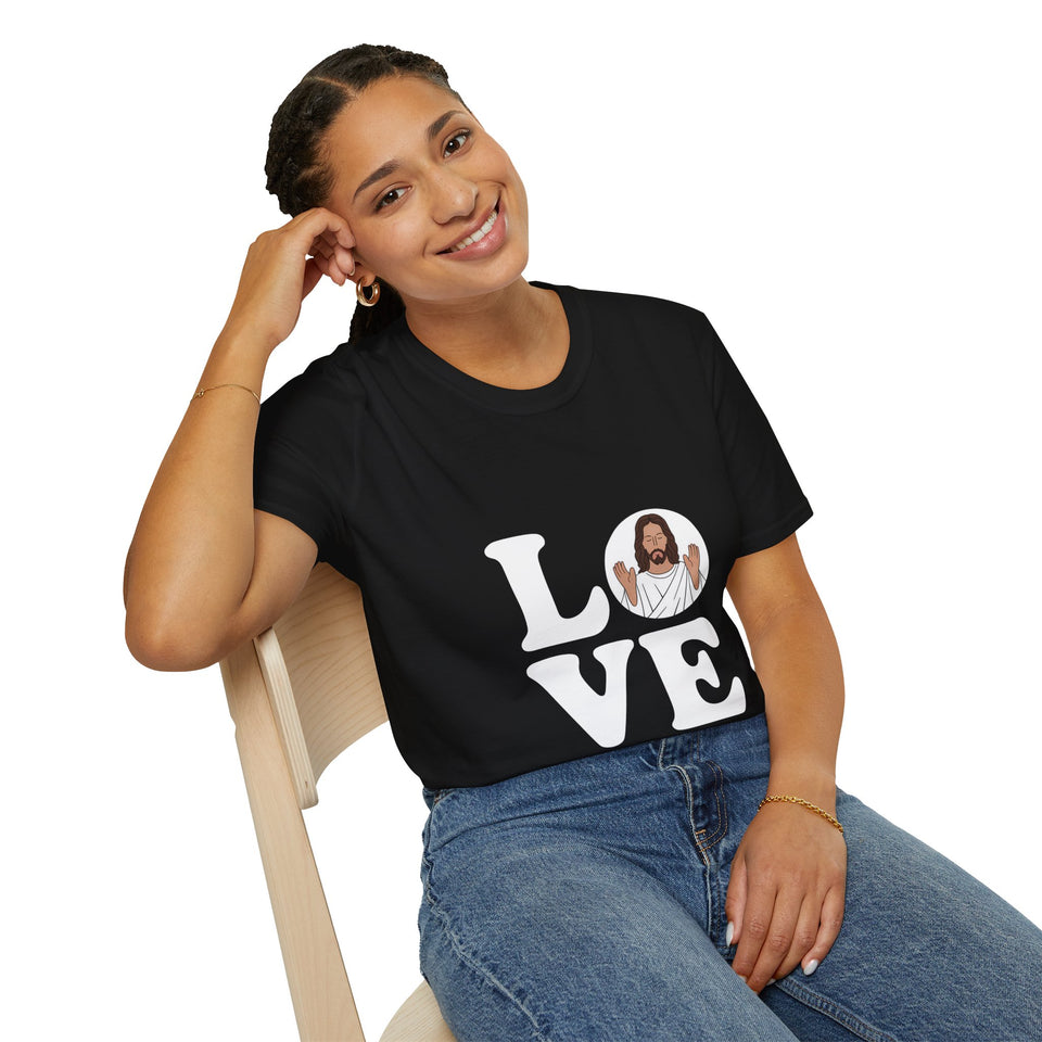Love Jesus Unisex T-Shirt | Jesus Christianity Faith In Jesus Shirt