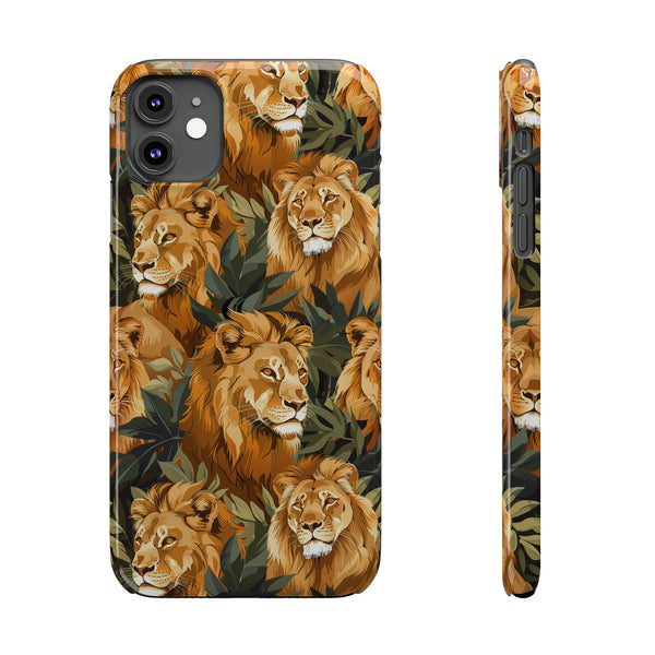 Premium Pride Of Lions iPhone Case | Lion Gifts Slim Phone Cases