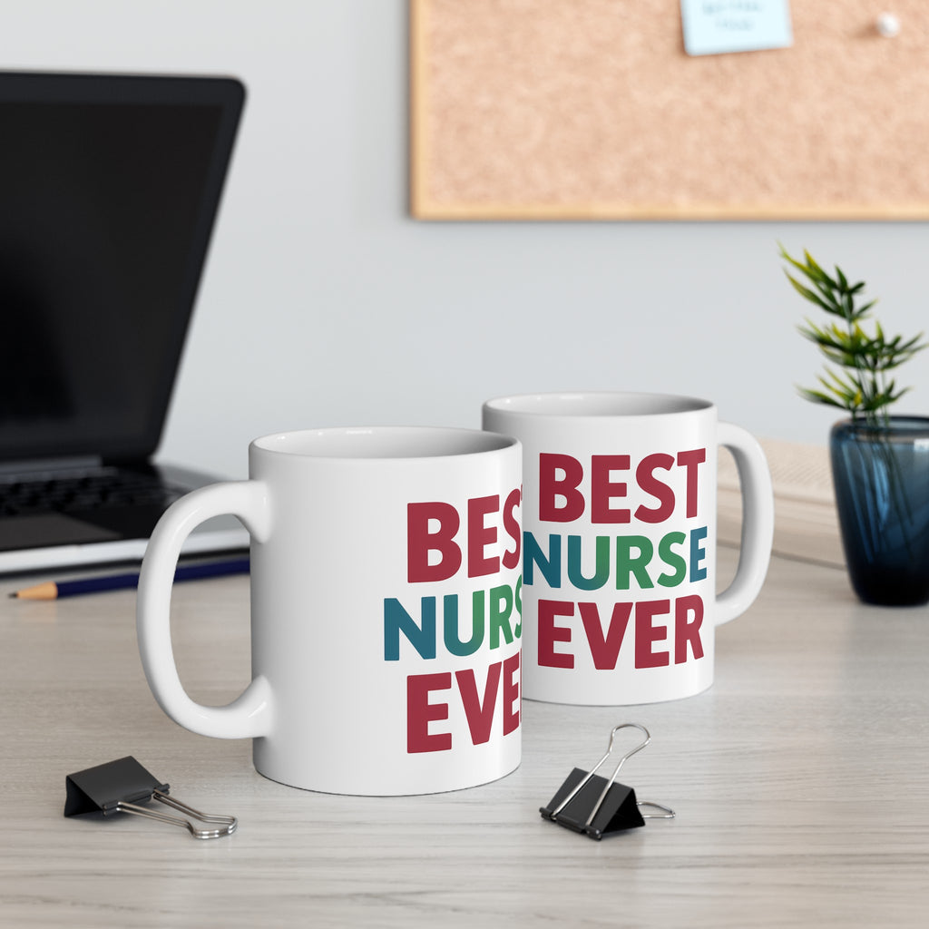 Best Nurse Ever Mug | Nurse Gift | Nurse Coffee Mug | Nurse Gift Ideas Mug 11oz 5