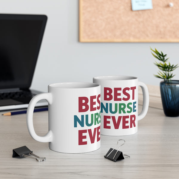 Best Nurse Ever Mug | Nurse Gift | Nurse Coffee Mug | Nurse Gift Ideas Mug 11oz 5