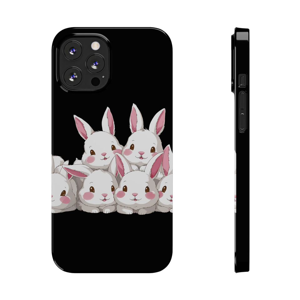 Premium Cute Rabbit iPhone Case | Rabbit Gifts Slim Phone Cases