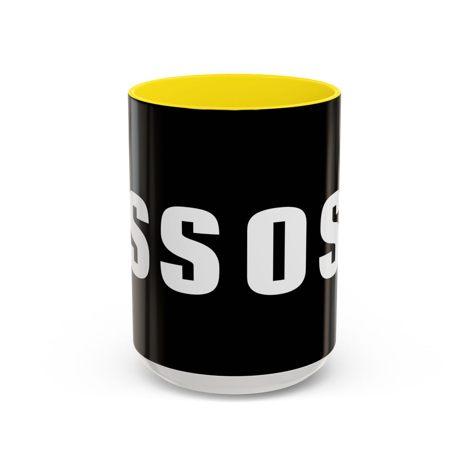 Brazilian Jiu Jitsu OSS | BJJ Accent Coffee Mug