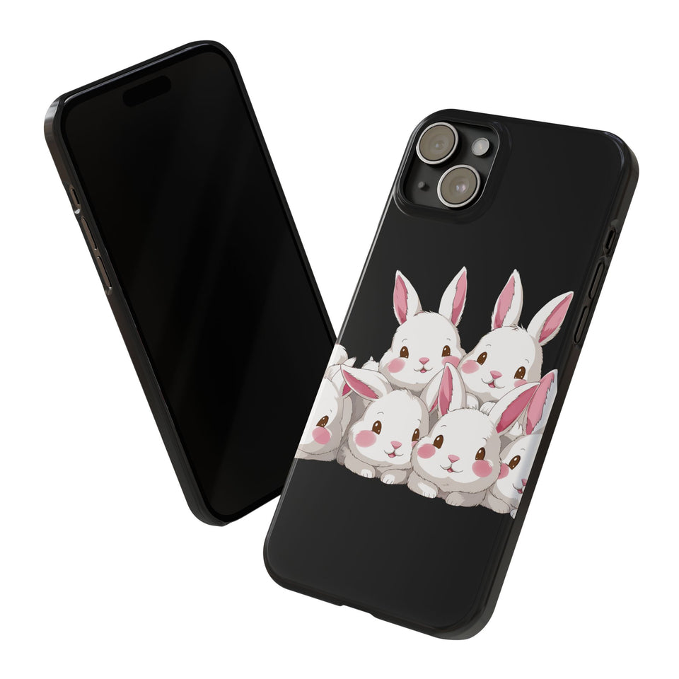 Premium Cute Rabbit iPhone Case | Rabbit Gifts Slim Phone Cases
