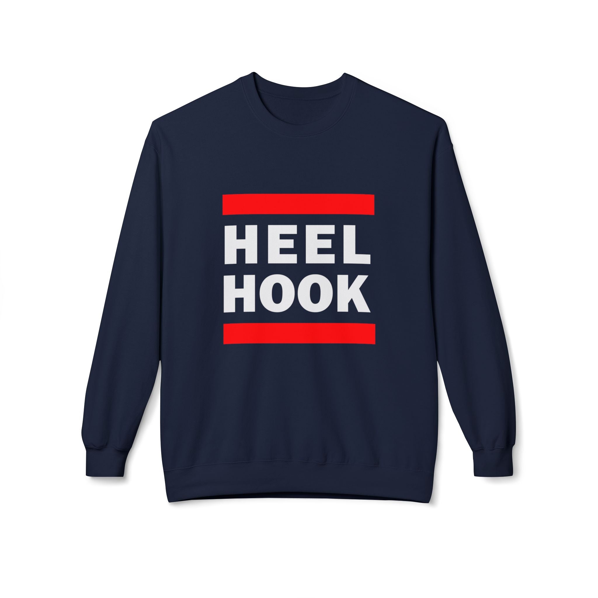 Brazilian Jiu Jitsu Heel Hooks BJJ Unisex Midweight Softstyle Fleece Crewneck Sweatshirt