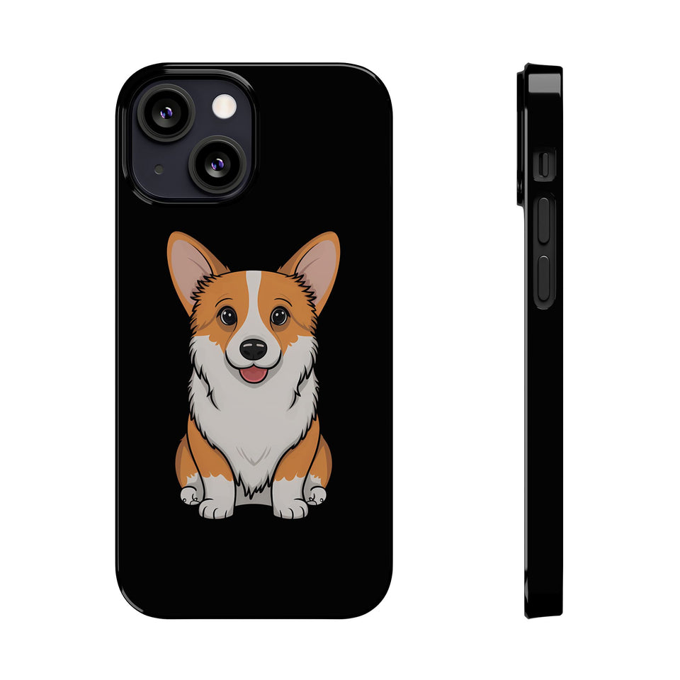 Cute Corgi Slim iPhone Case | Corgi Gift iPhone Case