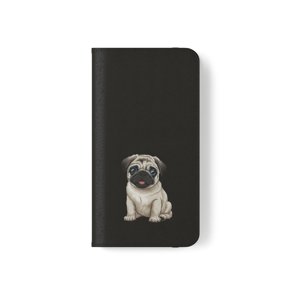 Pug iPhone & Samsung Wallet Phone Case | Pug Flip Cases