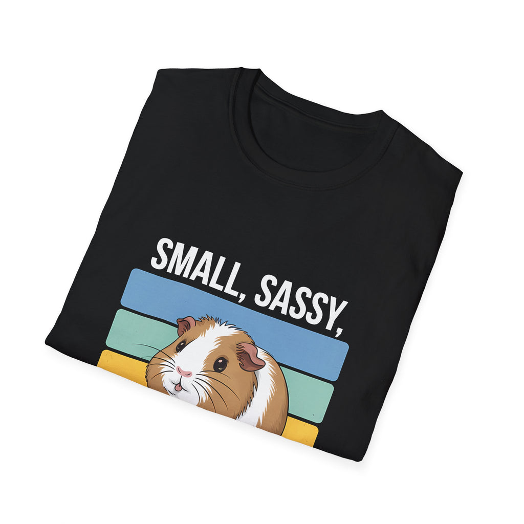Guinea Pig T-Shirt - Small, Sassy, and Full of Snacks Cute Shirt 2