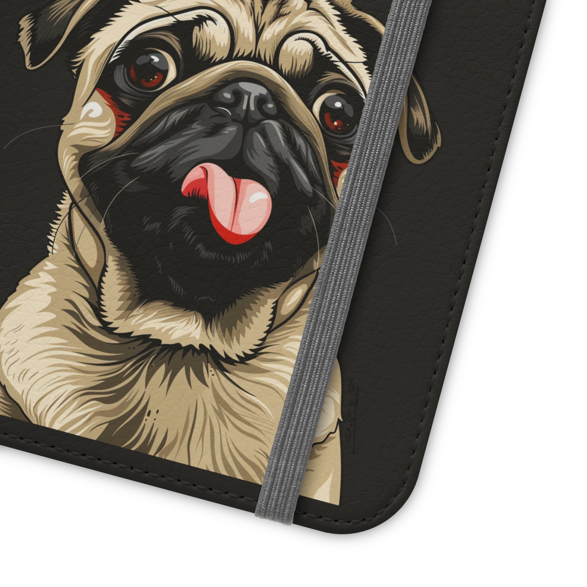 Pug Phone Case | I Love My Pug Wallet Phone Case | IPhone & Samsung Galaxy Pug Flip Cases