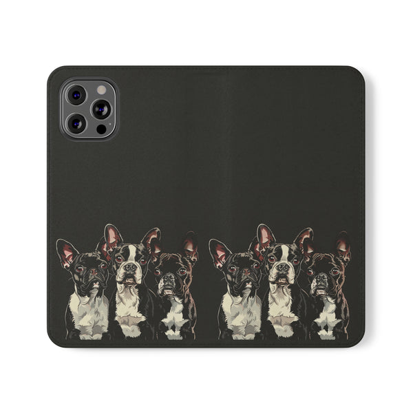 Boston Terrier Phone Case | Boston Terrier Wallet Phone Case | IPhone & Samsung Galaxy Boston Terrier Flip Cases